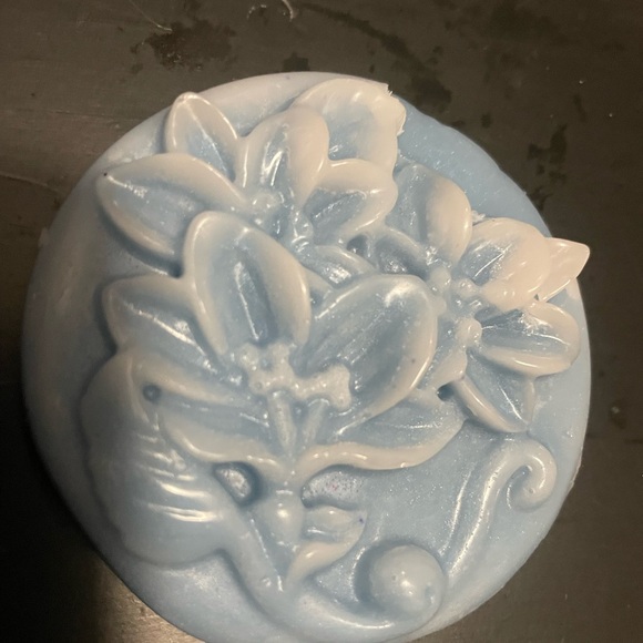 Handmade Other - Blue and White Floral Goats Milk Soap Vanilla Scented